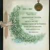 122ND ANNIVERSARY DINNER [held by] SOCIETY OF THE FRIENDLY SONS OF ST. PATRICK ON NYC [at] "DELMONICO'S, NEW YORK, NY" (REST;)