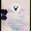 25TH ANNIVERSARY DINNER [held by] INDIANAPOLIS LODGE #13 - BENEVOLENT & PROTECTIVE ORDER OF ELKS USA [at] "GRAND HOTEL,INDIANAPOLIS;" (HOTEL;)