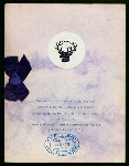 25TH ANNIVERSARY DINNER [held by] INDIANAPOLIS LODGE #13 - BENEVOLENT & PROTECTIVE ORDER OF ELKS USA [at] "GRAND HOTEL,INDIANAPOLIS;" (HOTEL;)