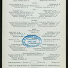 DINNER/DINER [held by] ST. REGIS HOTEL [at] "NEW YORK, NY" (HOTEL;)