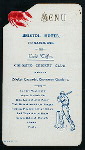 COLD TIFFIN SERVED ON CRICKET GROUNDS [held by] COLOMBO CRICKET CLUB [at] "BRISTOL HOTEL, CINNAMON GARDENS, ENGLAND" (HOTEL;)