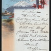 LUNCHEON [held by] U.S.S. RALEIGH [at] "EN ROUTE SHANGHAI, CHINA" (SS;)