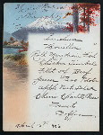 LUNCHEON [held by] U.S.S. RALEIGH [at] "EN ROUTE SHANGHAI, CHINA" (SS;)