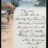 [?DINNER?] [held by] U.S.S. RALEIGH [at] "EN ROUTE SHANGHAI, CHINA" (SS;)