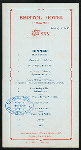 DINNER [held by] BRISTOL HOTEL [at] "COLOMBO, (?)" (HOTEL;)