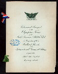 TESTIMONIAL BANQUET TO THE OLYMPIAN TEAM IN RECOGNITION OF THEIR BRILLIANT RECORD AT THE INTERNATIONAL GAMES AT ATHENS APRIL 1906 [held by] IRISH AMERICAN ATHLETIC CLUB [at] "HOTEL ASTOR, NEW YORK, NY" (HOTEL;)