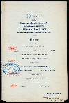 DINNER TO AMERICAN PRESS HUMORISTS [held by] PHILADELPHIA NEWSPAPERS [at] "PEN AND PENCIL CLUB; PHILADELPHIA, PA" (OTHER (PRIVATE CLUB);)