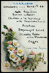 LUNCHEON ON BOARD USS RALEIGH [held by] COMMANDER FRANK F.FLETCHER [at] "EN ROUTE TO YOKAHAMA, JAPAN" (SS;)