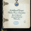 FOURTH ANNUAL BANQUET [held by] MILLERS MASS CONVENTION [at] "MILWAUKEE, WI"