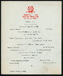 DINNER [held by] HOTEL COLUMBIAN [at] "THOUSAND ISLAND PARK, ST. LAWRENCE RIVER" (HOTEL;)