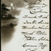 LUNCHEON [held by] U.S.S.S.RALEIGH [at] "YOKOHAMA, JAPAN" (SS;)