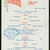 DAILY MENU, DINNER [held by] ANCHOR LINE [at] "ABOARD S.S. ""CALEDONIA""" (SS;)
