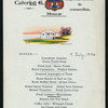 DAILY MENU, DINNER [held by] BERMUDA CATERING CO. [at] KENWOOD AND IMPERIAL HOTELS (FOR;)