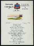 DAILY MENU, DINNER [held by] BERMUDA CATERING CO. [at] KENWOOD AND IMPERIAL HOTELS (FOR;)