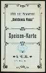 DAILY MENU [held by] GOLDENES ROSS HOTEL & RESTAURANT [at] "HALBERSTADT,PRUSSIA" (HOTEL;)