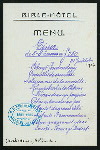 DINNER [held by] BIBLE-HOTEL [at] "AMSTERDAM,HOLLAND" (HOTEL;)