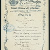 DINNER [held by] BURGUNDY HOTEL [at] "PARIS, FRANCE" (HOTEL;)