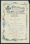 DINNER [held by] BURGUNDY HOTEL [at] "PARIS, FRANCE" (HOTEL;)