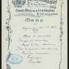 DEJEUNER [held by] BURGUNDY HOTEL [at] "PARIS, FRANCE" (HOTEL;)