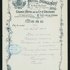 DEJEUNER [held by] BURGUNDY HOTEL [at] "PARIS, FRANCE" (HOTEL;)