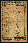 DEJEUNER & DINER [held by] DUVAL'S [at] "PARIS, FRANCE" (REST;)