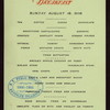 BREAKFAST [held by] POCANO MOUNTAIN HOUSE [at] "MT. POCANO,  PA" (HOTEL;)