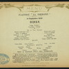 DAILY MENU, DINNER [held by] COMPAGNIE GENERAL TRANSATLANTIQUE [at] "ABOARD PAQUEBOT ""LA TOURAINE""" (SS;)
