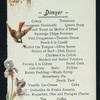 DAILY MENU, DINNER [held by] THE CLARENDON [at] "QUEBEC, CANADA" (HOTEL;)