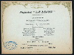 DAILY MENU, DINNER [held by] COMPAGNIE GENERAL TRANSATLANTIQUE [at] "ABOARD PAQUEBOT ""LA SAVOIE""" (SS;)