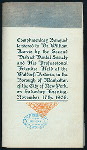 BANQUET TENDERED TO DR. WILLIAM JARVIE [held by] SECOND DISTRICT DENTAL SOCIETY AND PROFESSIONAL FRIENDS [at] "WALDORF-ASTORIA HOTEL, NEW YORK, NY" (HOTEL;)
