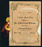 WELCOME TO MR. JOHN SKELTON WILLIAMS AND PARTY [held by] FLORIDA STATE FAIR [at] "[GRAND ORIENT?], YBOR CITY, FL" ([HOTEL?];)