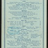 DAILY MENU [held by] THE WANAMAKER STORE TEA ROOM [at] (NEW YORK?) (REST;)