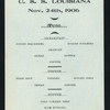 DAILY MENU [held by] U.S.S. LOUISIANA [at] AT SEA (SS;)