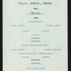 DAILY MENU [held by] U.S.S. LOUISIANA [at] AT SEA (SS;)