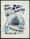 25TH ANNIVERSARY BANQUET [held by] NEW HAVEN YACHT CLUB [at] "TONTINE HOTEL, NEW HAVEN, CT" (HOTEL;)