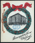CHRISTMAS DINNER [held by] MONONGAHELA HOUSE [at] "PITTSBURGH, PA" (HOTEL;)