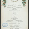 CHRISTMAS DINNER [held by] HOTEL RODMAN [at] "PHILADELPHIA, PA" (HOTEL;)