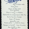CHRISTMAS DINNER [held by] HOTEL METROPOLE [at] "LAS PALMAS, CANARY ISLANDS" (FOR;)