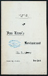 LUNCH [held by] VAN LIEW'S RESTAURANT [at] "779 BROADWAY, NEW YORK, NY" (REST;)