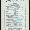 LUNCH AND DINNER [held by] M.F.LYONS [at] "259 BOWERY, NEW YORK" (REST;)
