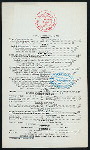 DINNER [held by] FLEISCHMANN'S VIENNA MODEL BAKERY [at] "BROADWAY AND TENTH STREET, NEW YORK" (REST;)