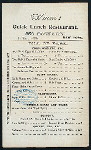 DAILY MENU [held by] HAIM'S QUICK LUNCH RESTAURANT [at] "358 BOWERY, NEW YORK, NY" (REST;)