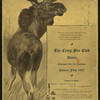DINNER [held by] THE CAMP-FIRE CLUB [at] "ARKWRIGHT CLUB. 320 BROADWAY, [NEW YORK]" (OTHER (PRIVATE CLUB?);)