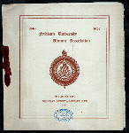 ANNUAL DINNER [held by] FORDHAM UNIVERSITY ALUMNI ASSOCIATION [at] "DELMONICO'S, NEW YORK, NY" (REST;)