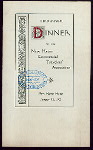 THIRD ANNUAL DINNER [held by] NEW HAVEN COMMERCIAL TRAVELERS' ASSOCIATION [at] "NEW HAVEN HOUSE, NEW HAVEN CT" (HOTEL;)