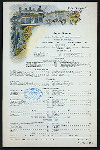 SUPPER [held by] HOTEL KNICKERBOCKER [at] "NEW YORK, NY" (HOTEL;)