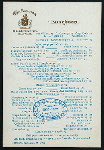 LUNCHEON [held by] THE ANSONIA [at] "BROADWAY AND 73RD STREET, NEW YORK" (HOTEL;)