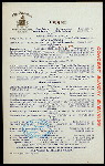 DINNER [held by] THE ANSONIA [at] "BROADWAY AND 73RD STREET, NEW YORK" (HOTEL;)