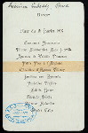 DINNER [held by] AMERICAN EMBASSY [at] "ROME, ITALY" (FOR;)