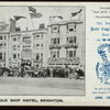 THIRD ANNUAL BALL [held by] THE INTERNATIONAL HOTEL EMPLOYES SOCIETY [at] "OLD SHIP HOTEL, BRIGHTON, ENGLAND" (FOR;)